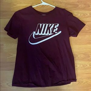 Maroon Nike Tee